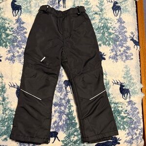 Swiss Tech Black Kids Snow Pants